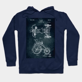 1938 - Velocipede patent Hoodie